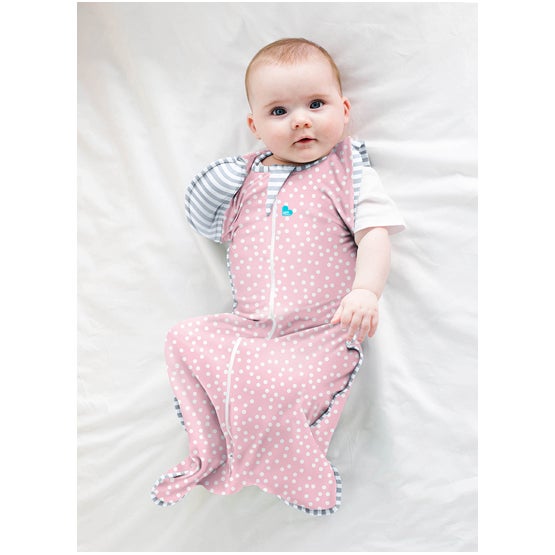 Love to Swaddle Up 50/50 Kapalopussi ja unipussi Harmaaraitakuvio